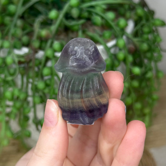 Rainbow Fluorite Jellyfish (548A)