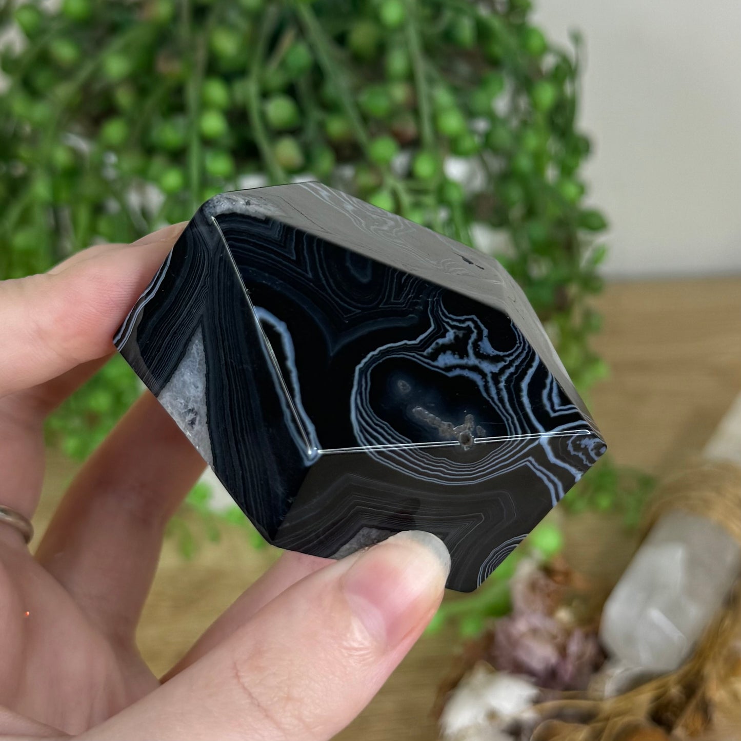 Black Agate Free Form (Q388)
