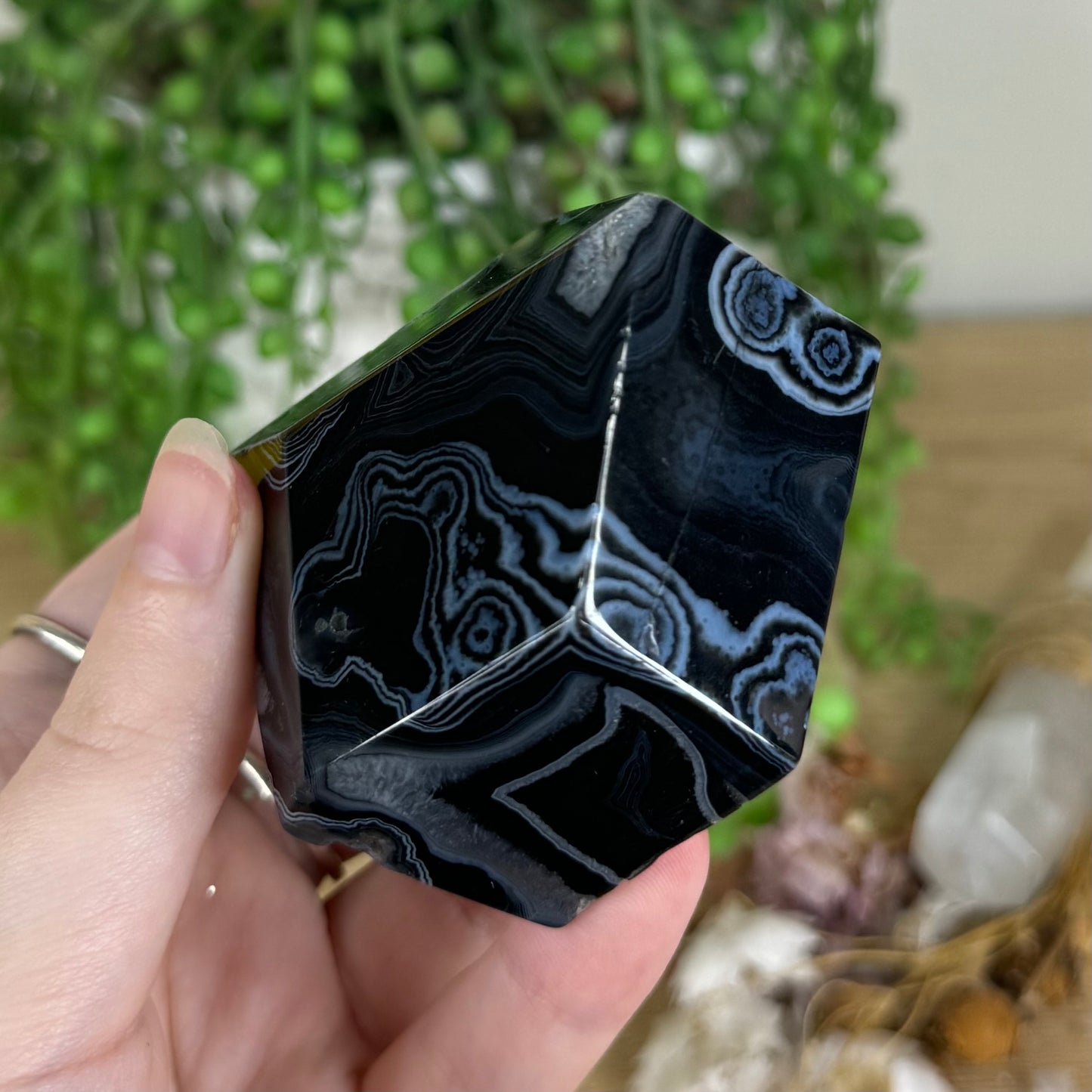 Black Agate Free Form (Q388)