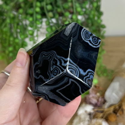 Black Agate Free Form (Q388)