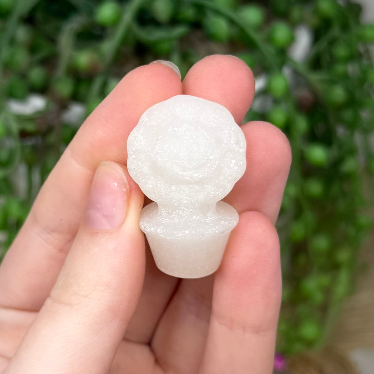 White Jade Small Flower Pot