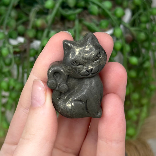 Pyrite Cat (395A)