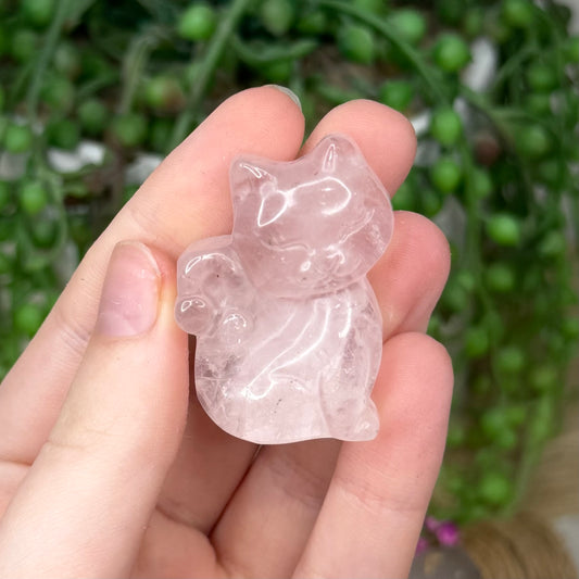 Rose Quartz Cat (400A)