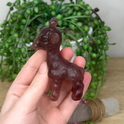 Strawberry Quartz Giraffe (448A)