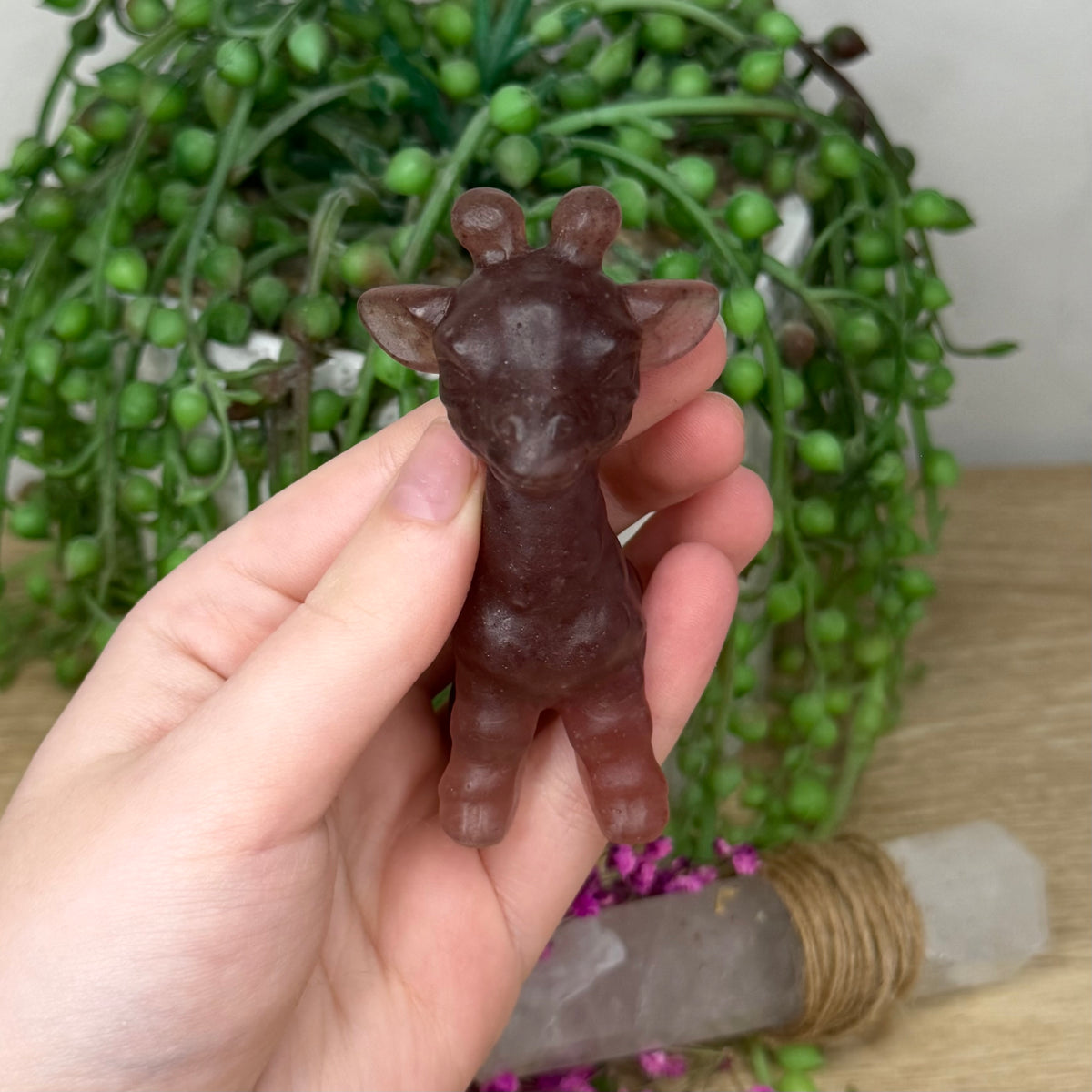 Strawberry Quartz Giraffe (448A)