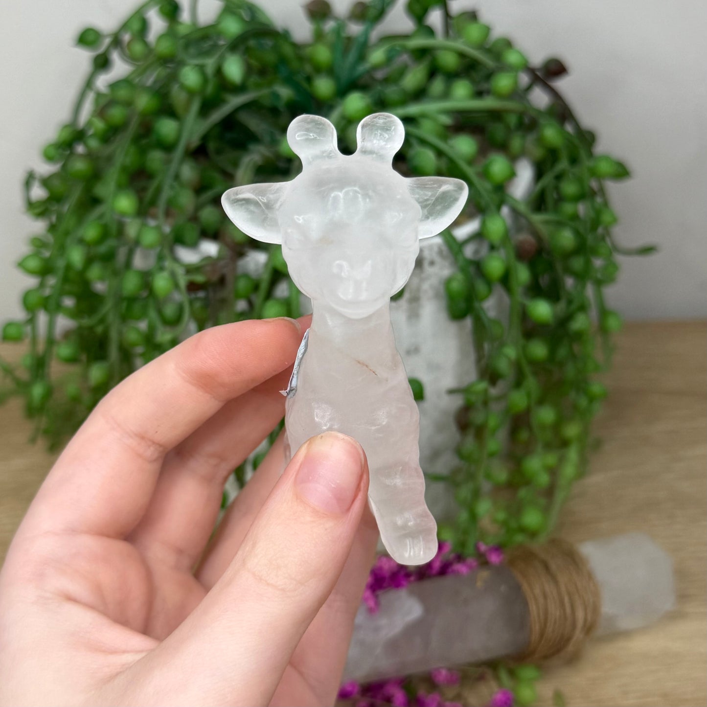 Clear Quartz Giraffe (467A)