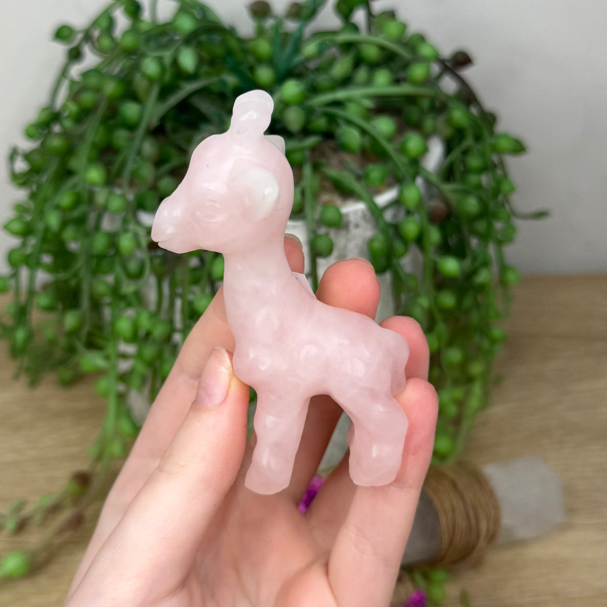 Rose Quartz Giraffe (466A)