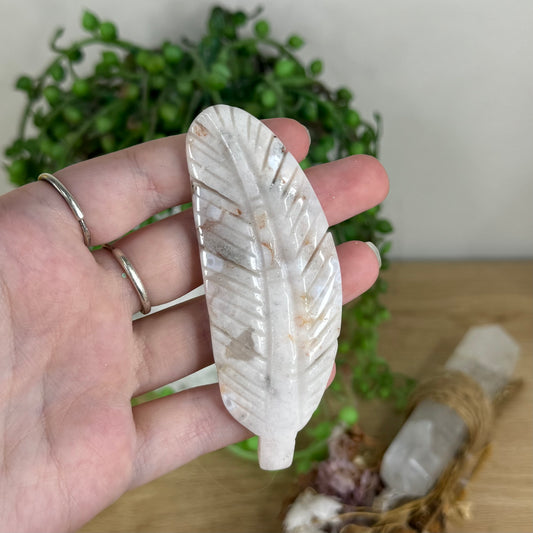 Pink Amethyst Feather (Q350)