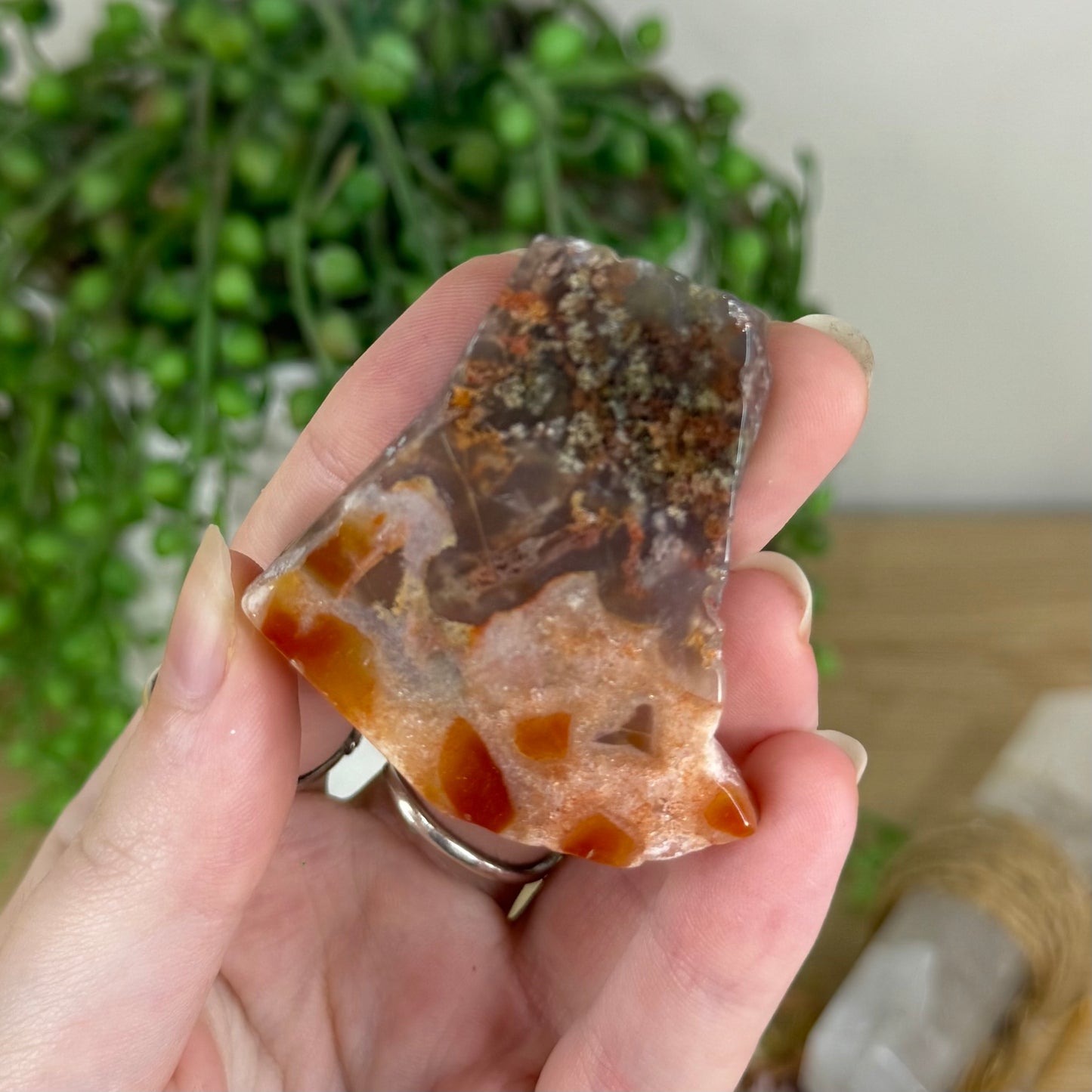 Red Moss Agate Free Form (Q323)