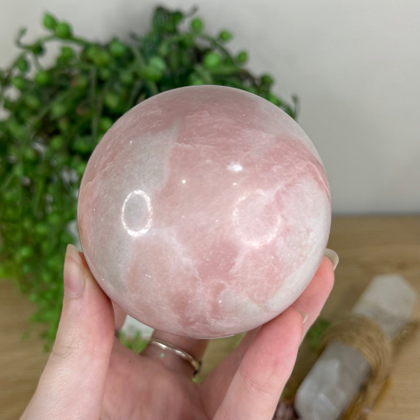 Pink Opal Sphere (Q406)