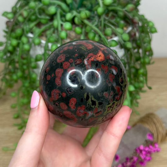 Leopardite Sphere (755A)