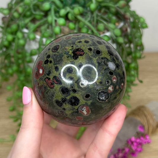 Leopardite Sphere (755A)