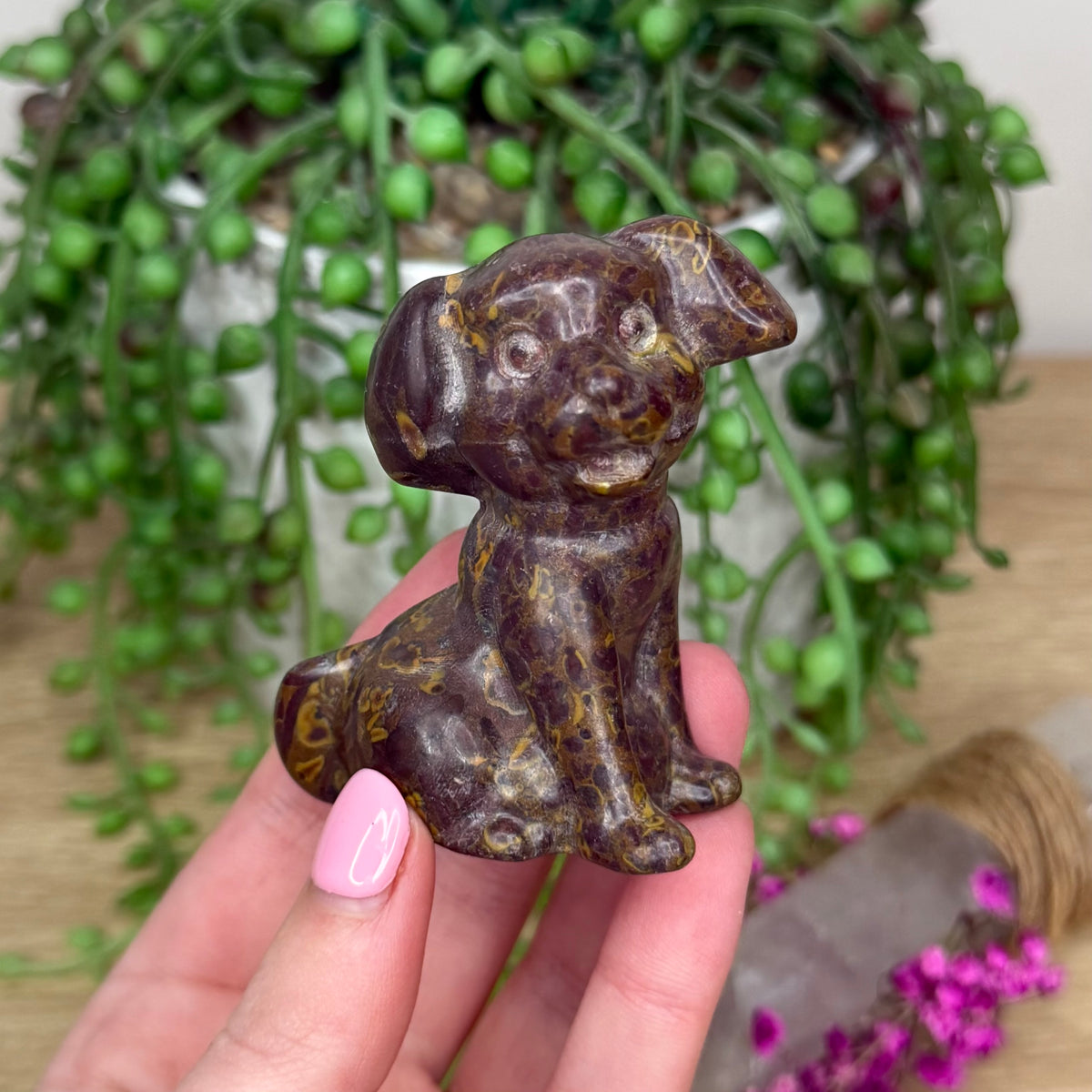 Bamboo Stone Jasper Dog (673A)