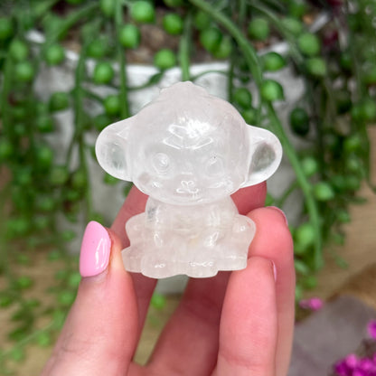 Clear Quartz Monkey (691A)