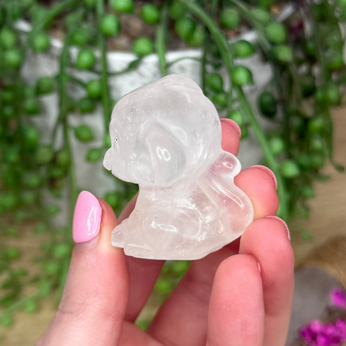 Clear Quartz Monkey (691A)