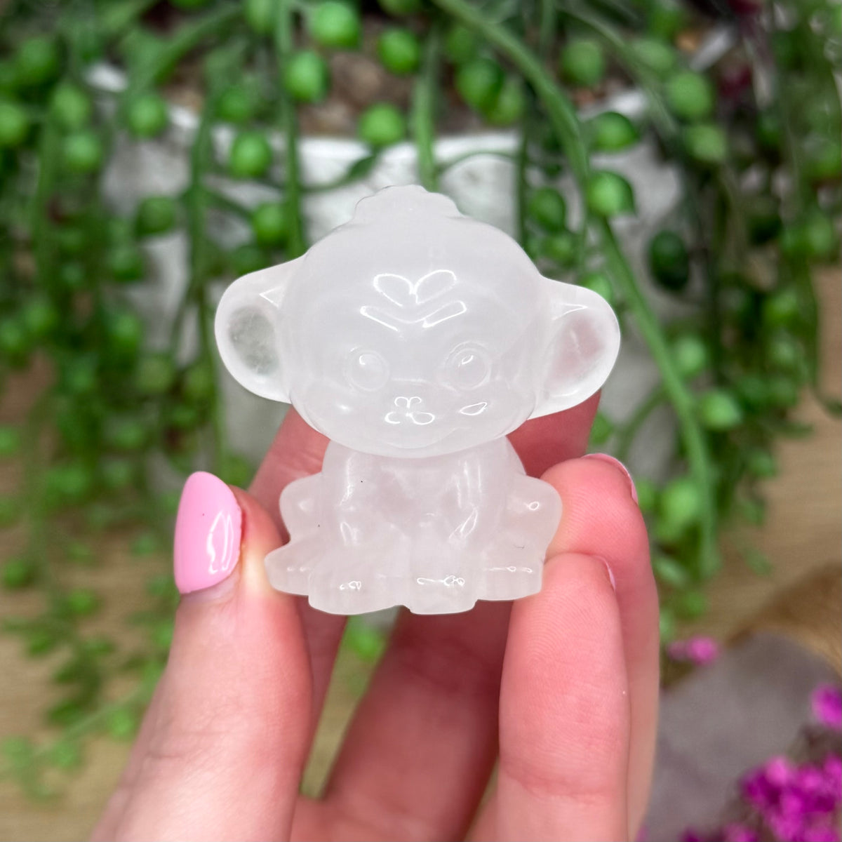 Clear Quartz Monkey (690A)