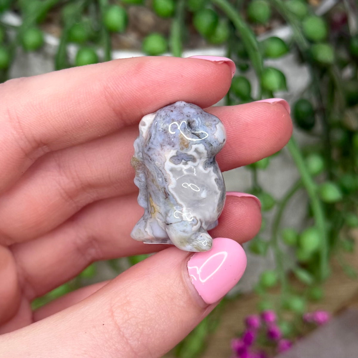 Ocean Jasper Small Chubby Dino 1