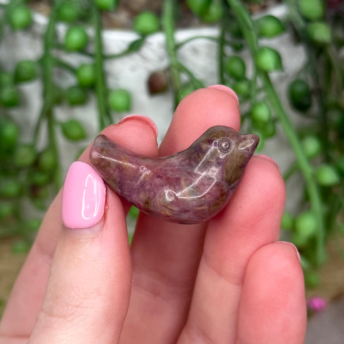 Rhodonite Mini Bird 1