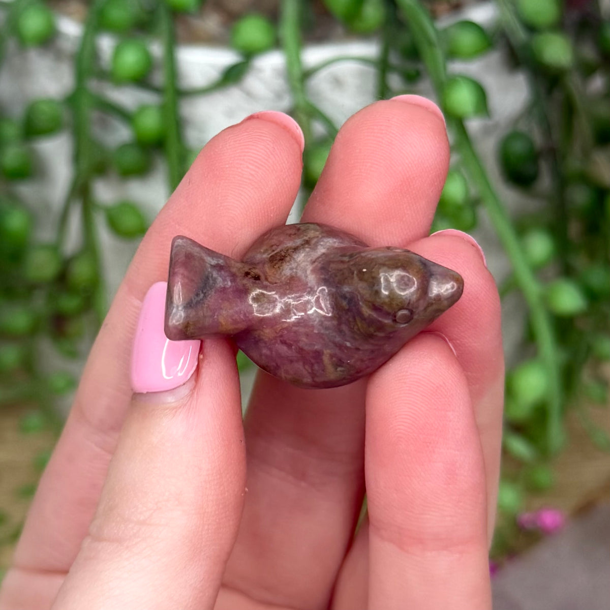 Rhodonite Mini Bird 1