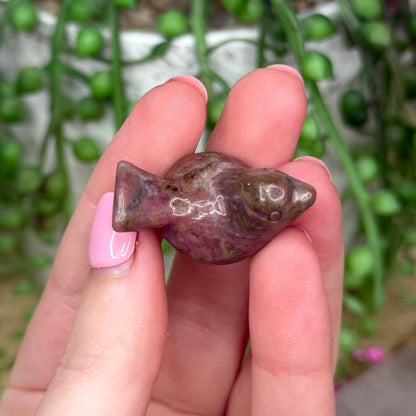 Rhodonite Mini Bird 1
