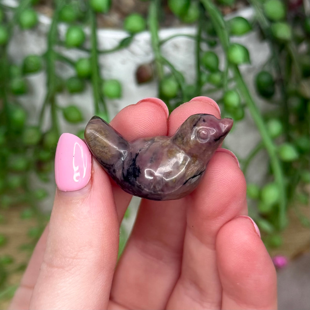 Rhodonite Mini Bird 2
