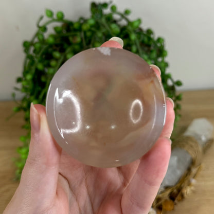 Flower Agate Bowl (Q708)