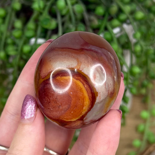 Polychrome Jasper Palm Stone (X29)
