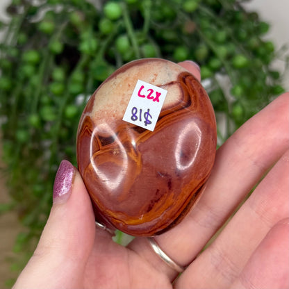 Polychrome Jasper Palm Stone (X27)