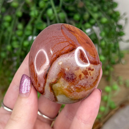 Polychrome Jasper Palm Stone (X30)