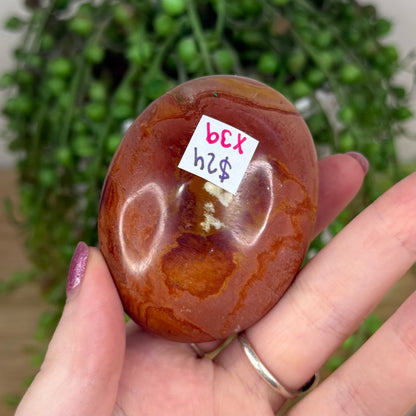 Polychrome Jasper Palm Stone (X39)