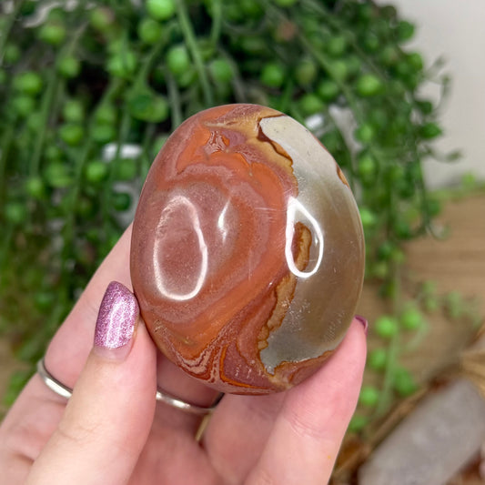 Polychrome Jasper Palm Stone (X28)