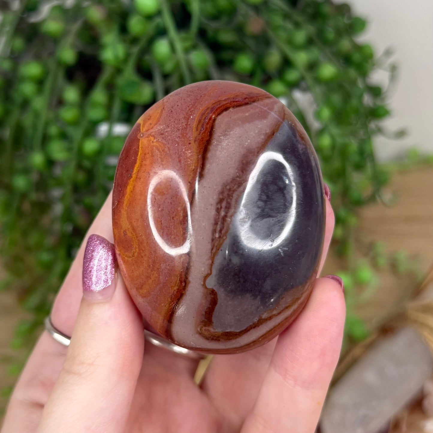 Polychrome Jasper Palm Stone (X31)