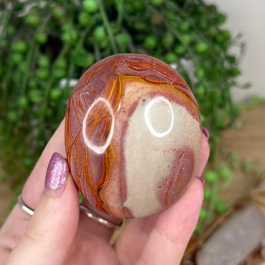 Polychrome Jasper Palm Stone (X33)