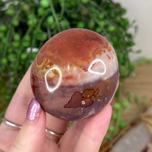 Polychrome Jasper Palm Stone (X38)
