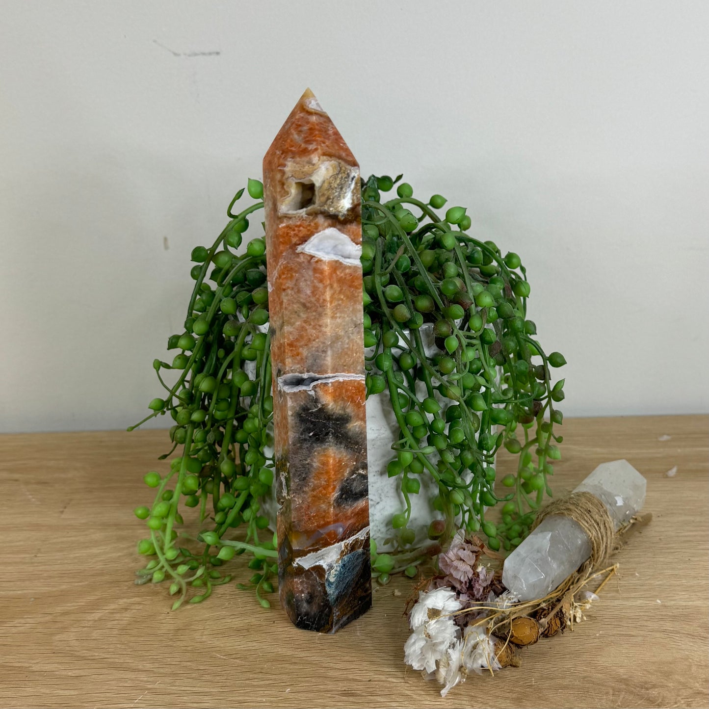 Sunstone / Blue Apatite Tower (Q417)