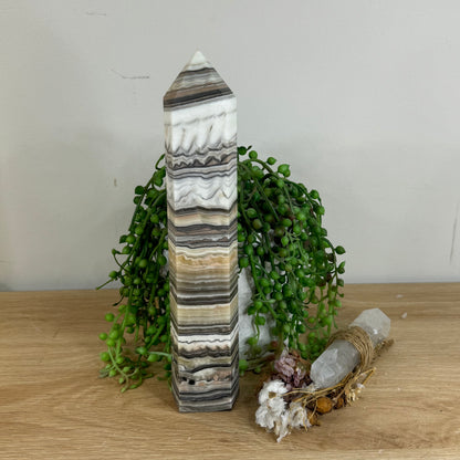 Chocolate Calcite Tower (Q586)
