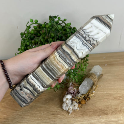 Chocolate Calcite Tower (Q586)