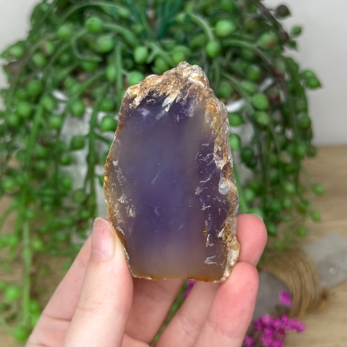Purple Chalcedony Slab (798A)