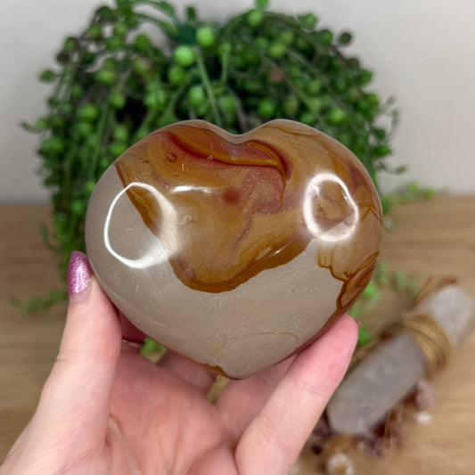 Polychrome Jasper Heart (X43)