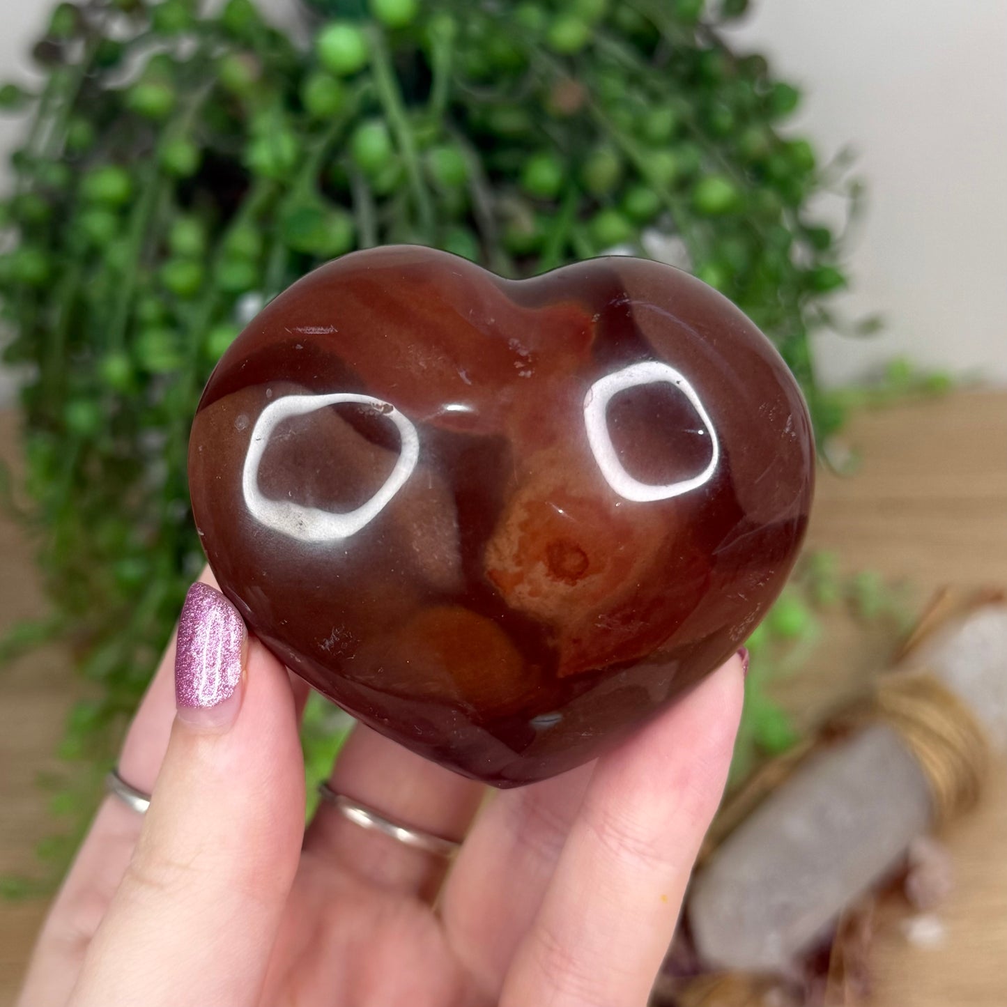 Polychrome Jasper Heart (X42)