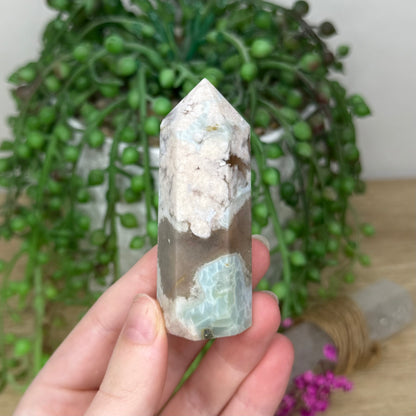 Green Flower Agate Point (877A)