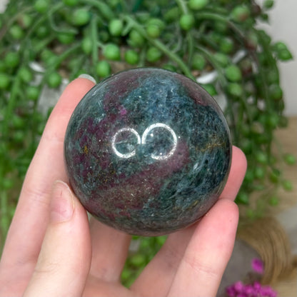 Ruby In Kyanite Sphere (776A)