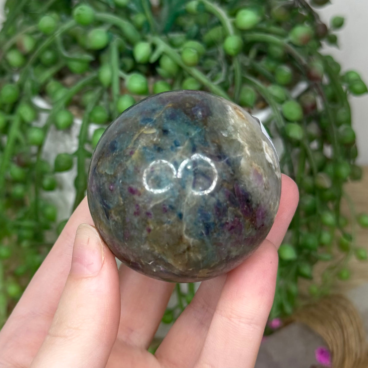 Ruby In Kyanite Sphere (775A)