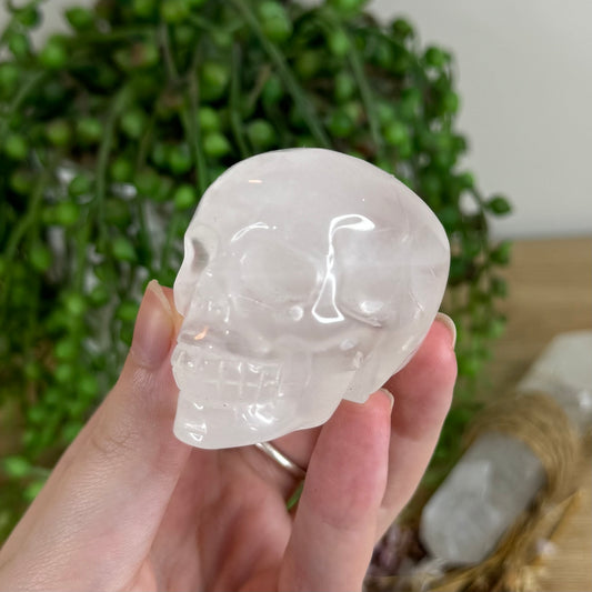Clear Quartz Skull (Q449) (Q450)