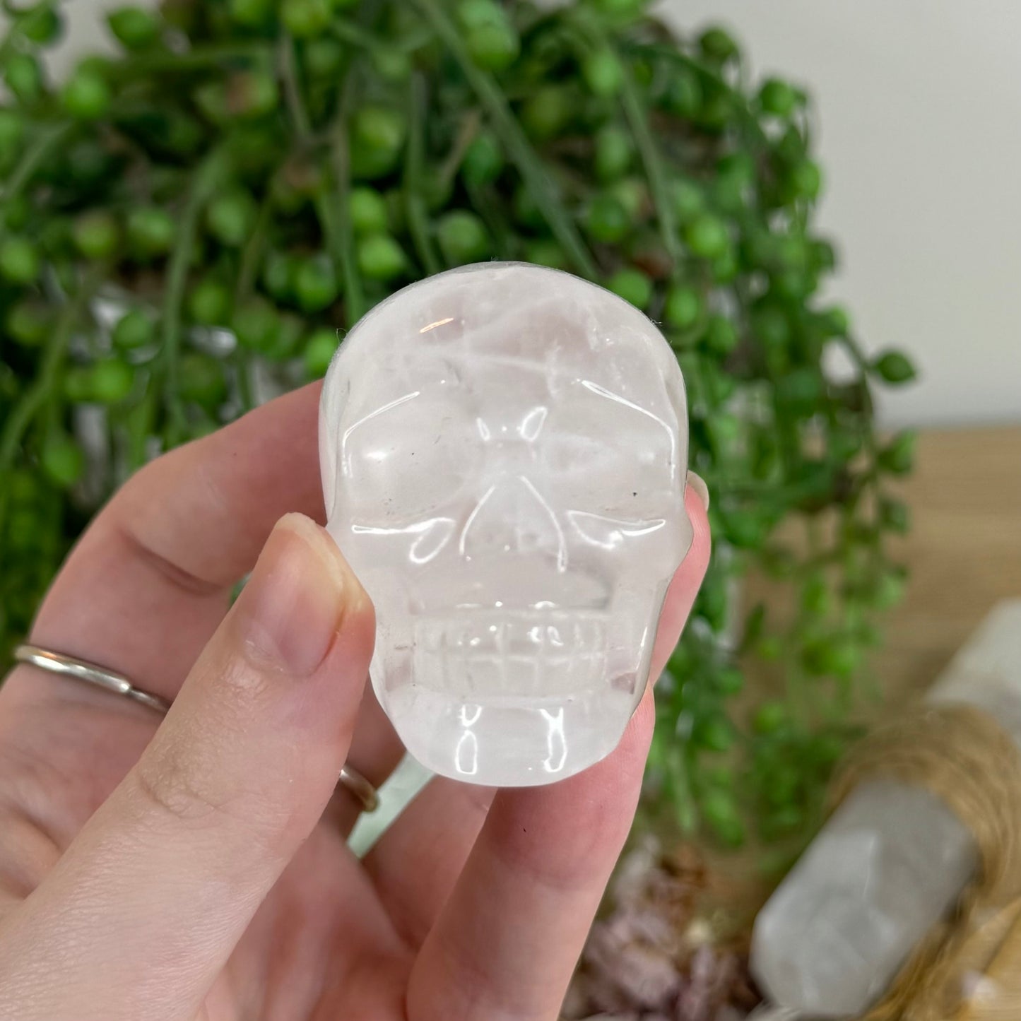 Clear Quartz Skull (Q449) (Q450)