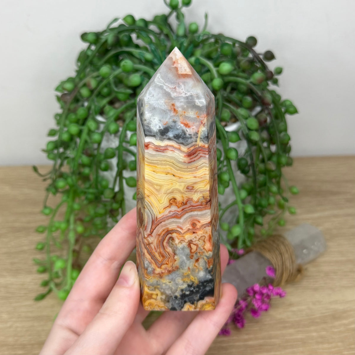 Crazy Lace Agate Point (6B)