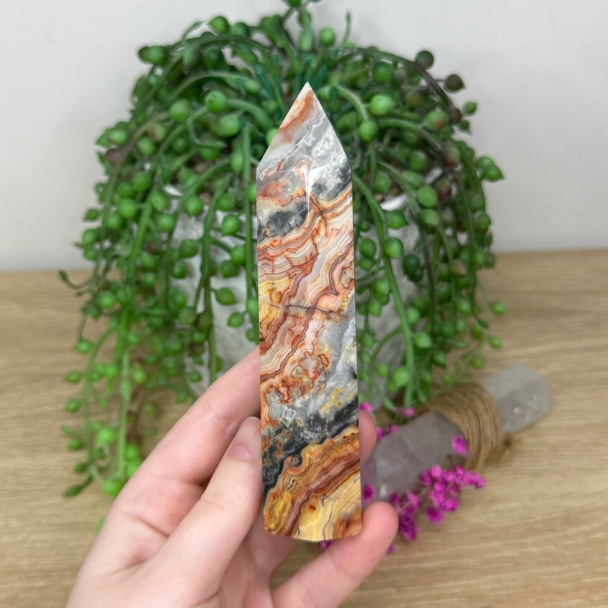 Crazy Lace Agate Point (6B)