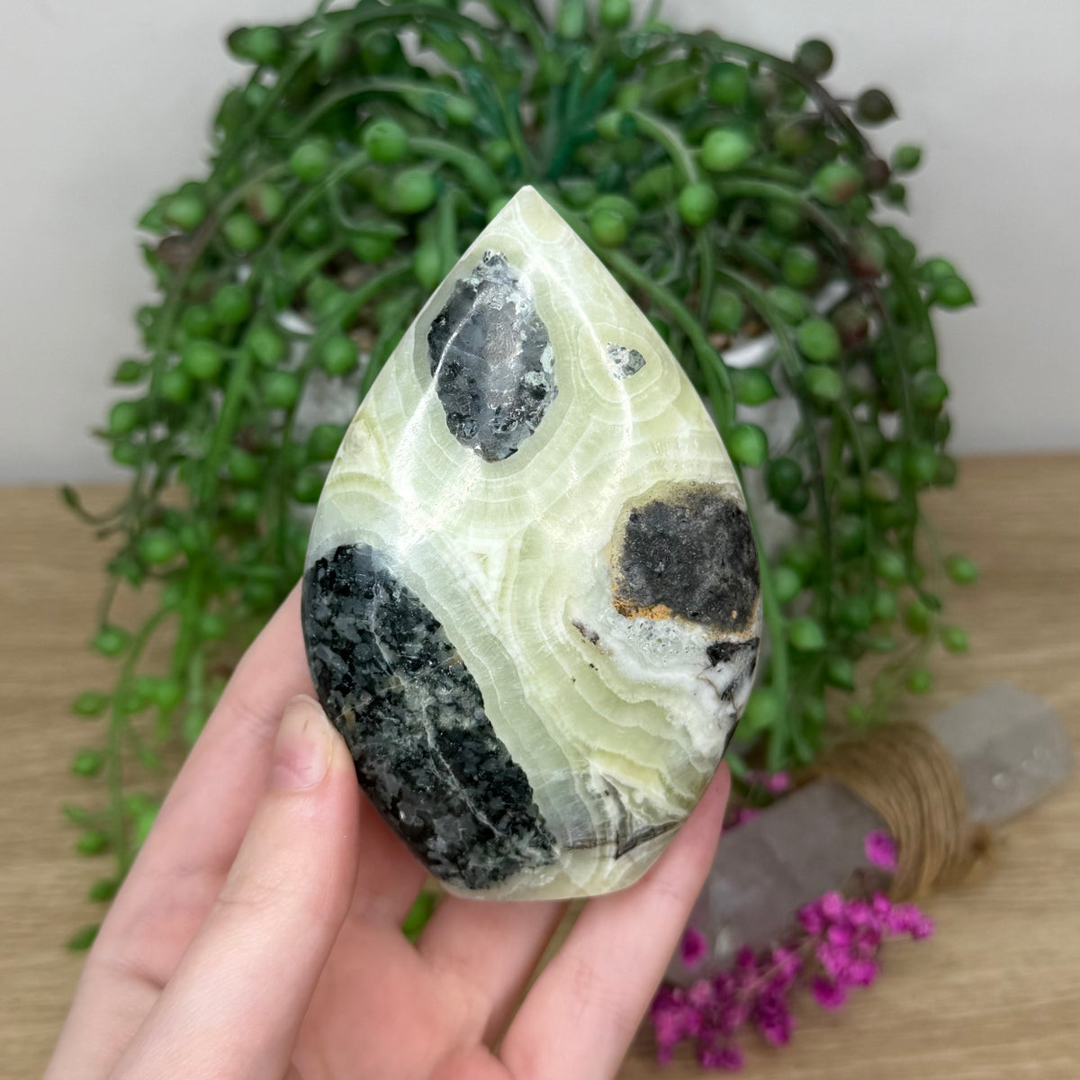 Green Maligano Jasper Arch Free Form (807A)