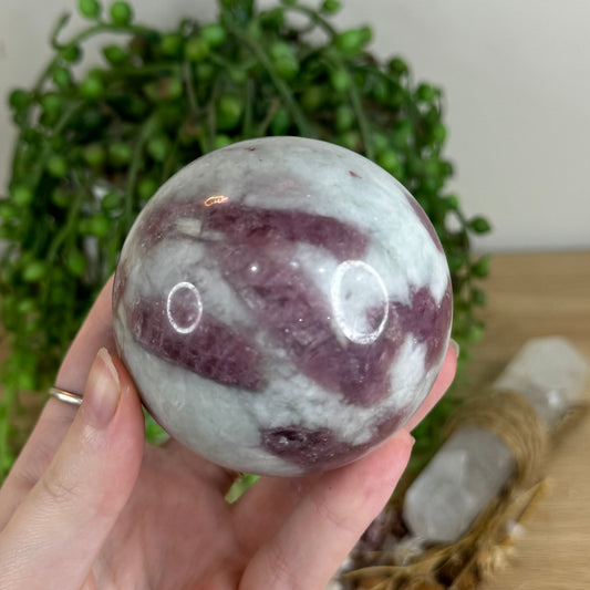Pink Tourmaline Sphere (Q466)