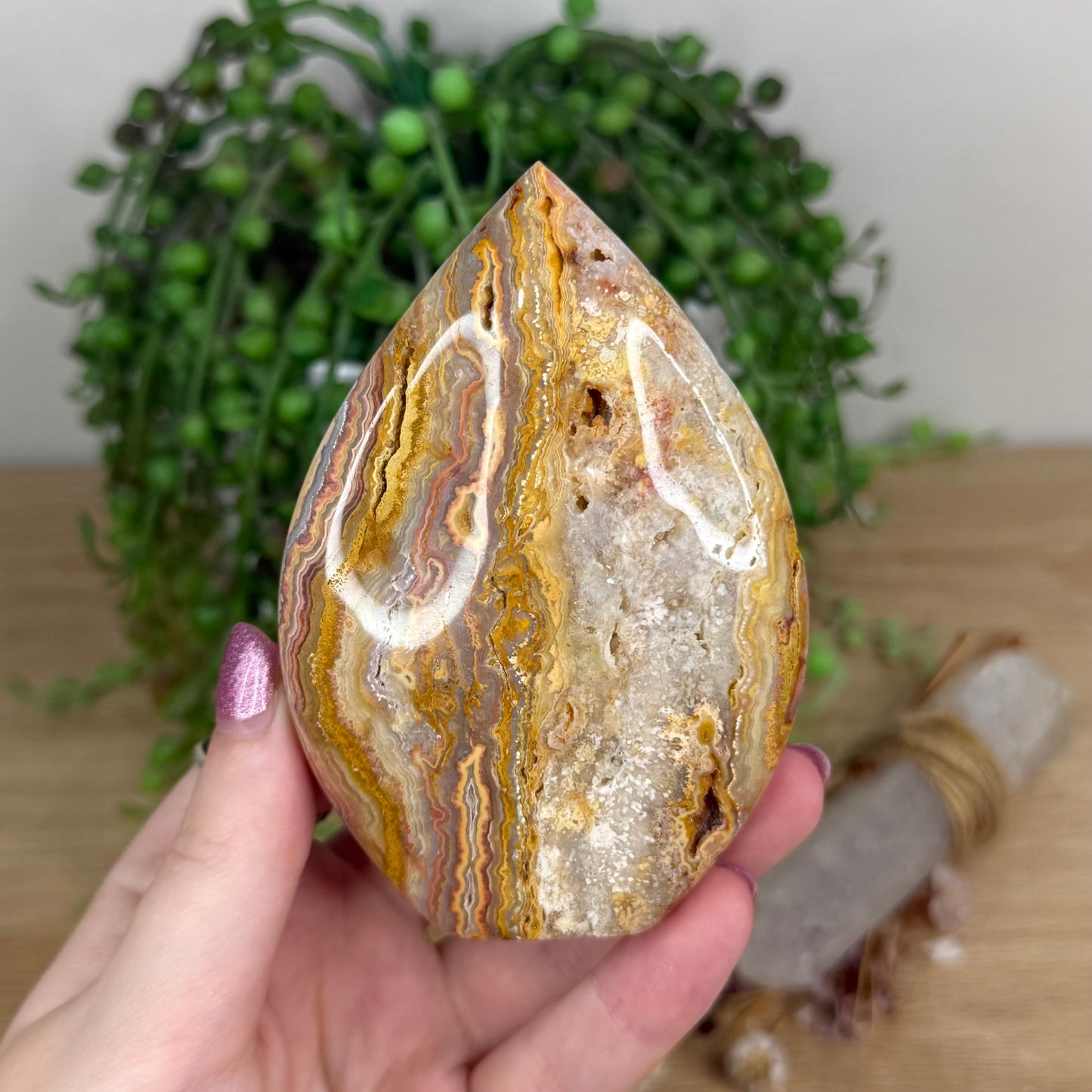 Pink Crazy Lace Agate Arch Free Form (X18)